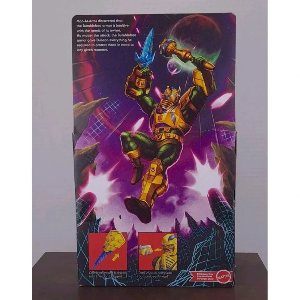 Masters of the Universe X Transformers Bumblebee Armor Man-At-Arms Action Figure